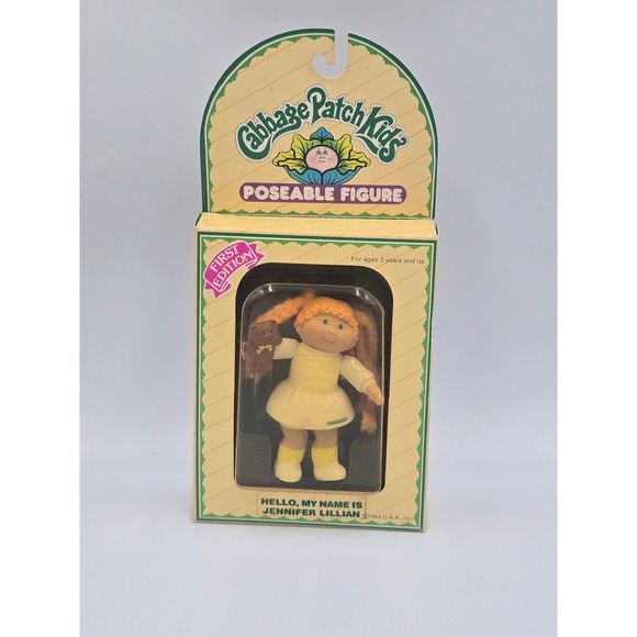 Cabbage Patch Kids Other - Vintage 1984 Panosh Place Cabbage Patch Kids Figure Jennifer Lillian Boxed